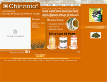 Tablet Screenshot of chirania.com